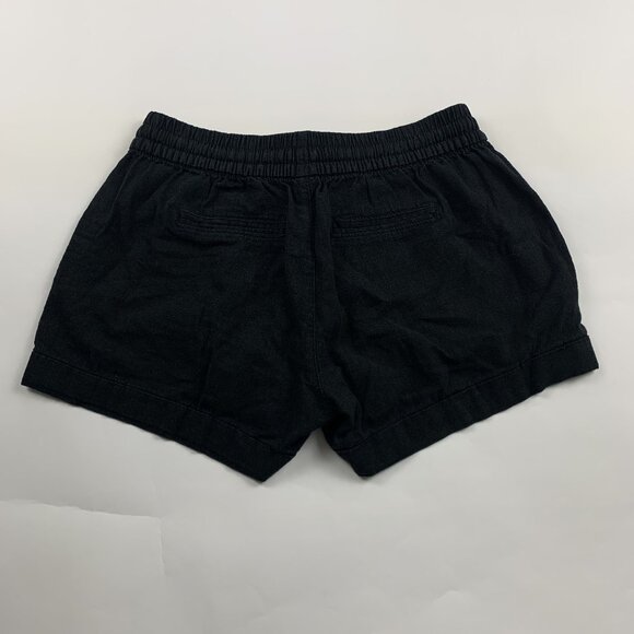 Old Navy Black Linen Blend Pull On Shorts XS - Picture 5 of 5